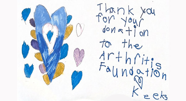 Courage to Keep Going With Juvenile Arthritis